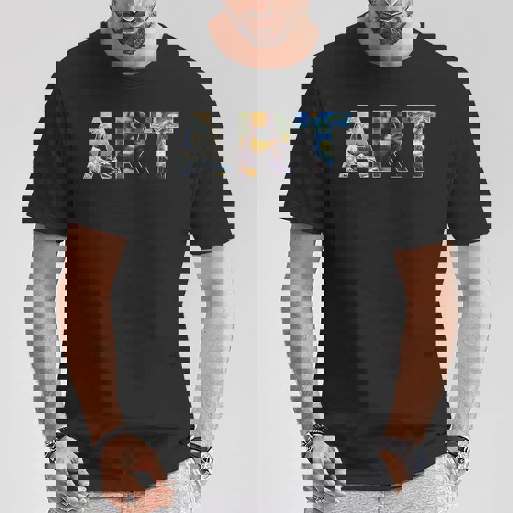 アーティストシャツ、有名なアート作品tシャツ Tシャツ 面白い贈り物