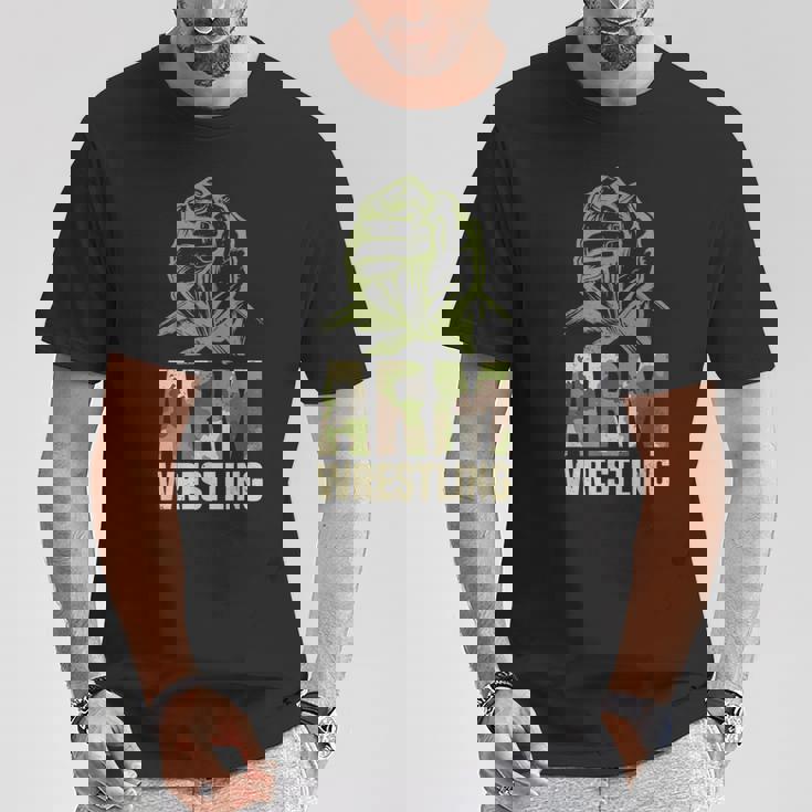 アームレスリングアームプレス、二頭筋 Tシャツ 面白い贈り物