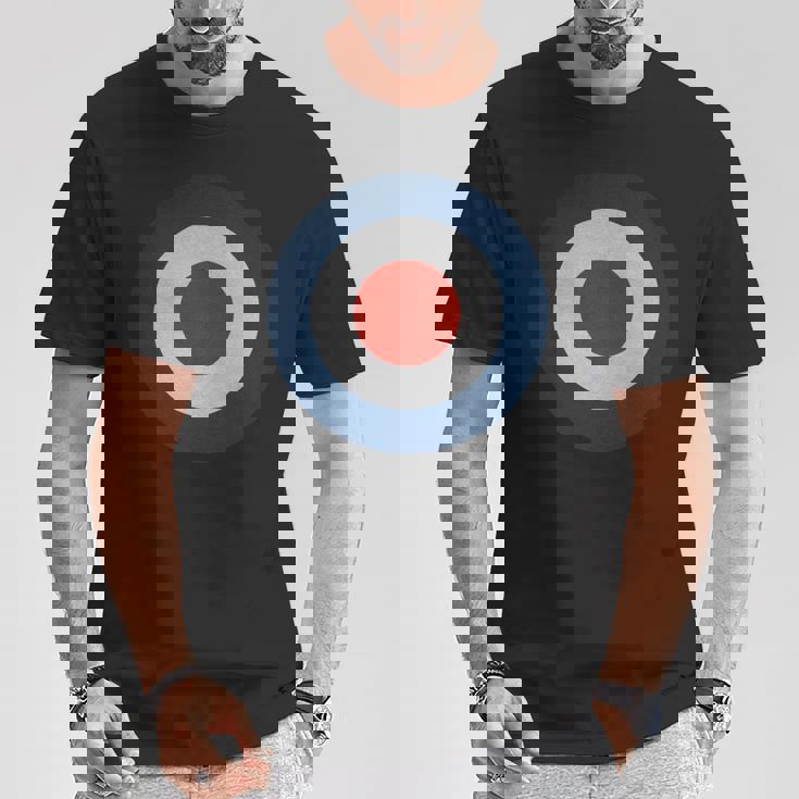 イギリス イングランド ラウンデル ユニオンジャック ロック パンク モッズ Mods ファッション Army Uk 長袖tシャツ Tシャツ 面白い贈り物