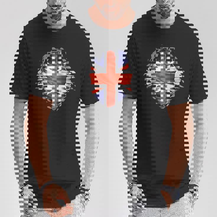 イギリス 愛国心 イギリス国旗 ユニオンジャック イギリス帝国 Tシャツ 面白い贈り物