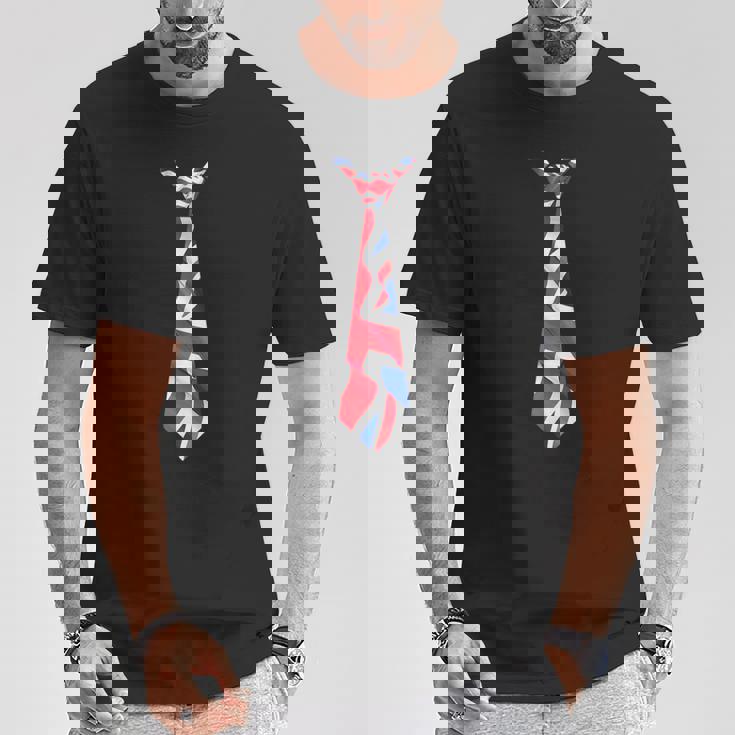 イギリス国旗ユニオンジャックネクタイ イギリス帝国 Tシャツ 面白い贈り物