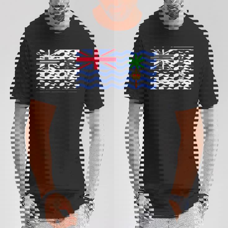イギリス領インド洋地域の国旗 Tシャツ 面白い贈り物