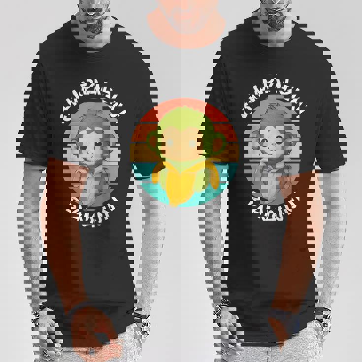 イタリア ブレイン ミーム チンパンジーニ バナニーニ レトロ サンセット キッズ Tシャツ 面白い贈り物