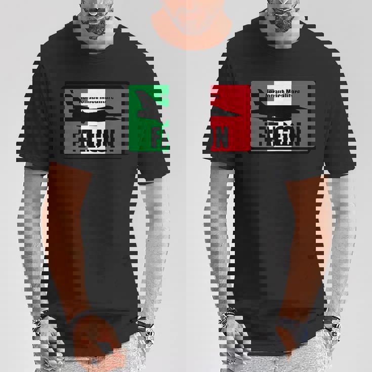 イタリアン F-16 ファルコンパッチ Tシャツ 面白い贈り物