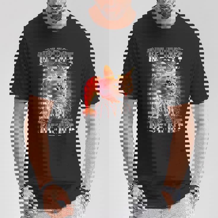 イタリアン ブレイン ロート トリッピ トロッパ トリッパ Tシャツ 面白い贈り物