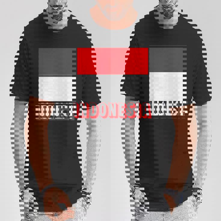 インドネシア国旗 アンティーク調 ナショナル インドネシア 男性 女性 キッズ Tシャツ 面白い贈り物