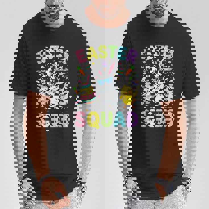 イースター隊 ハッピー イースターデー エッグ うさぎ ウサギ お祝い Tシャツ 面白い贈り物