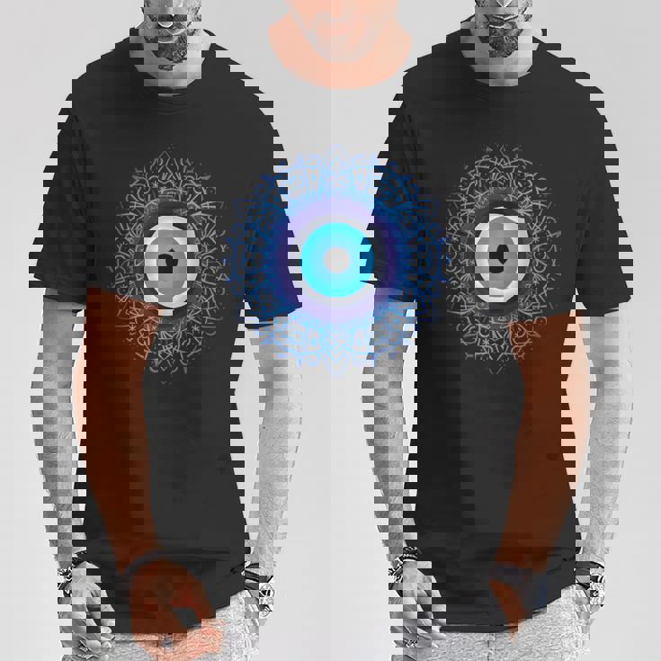 イーブルアイシャツ トルコの目の保護 悪霊 Tシャツ 面白い贈り物