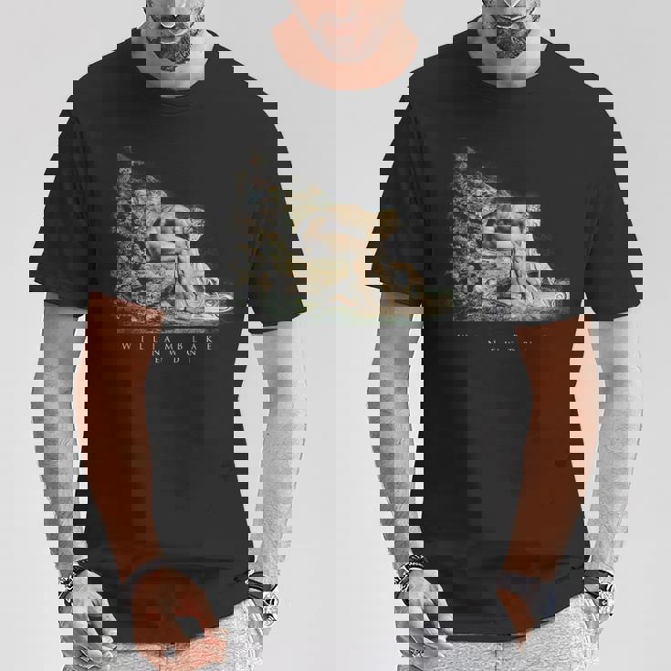 ウィリアム・ブレイク アイザック・ニュートンの肖像 物理学者 科学 芸術 William Blake Newton Tシャツ 面白い贈り物