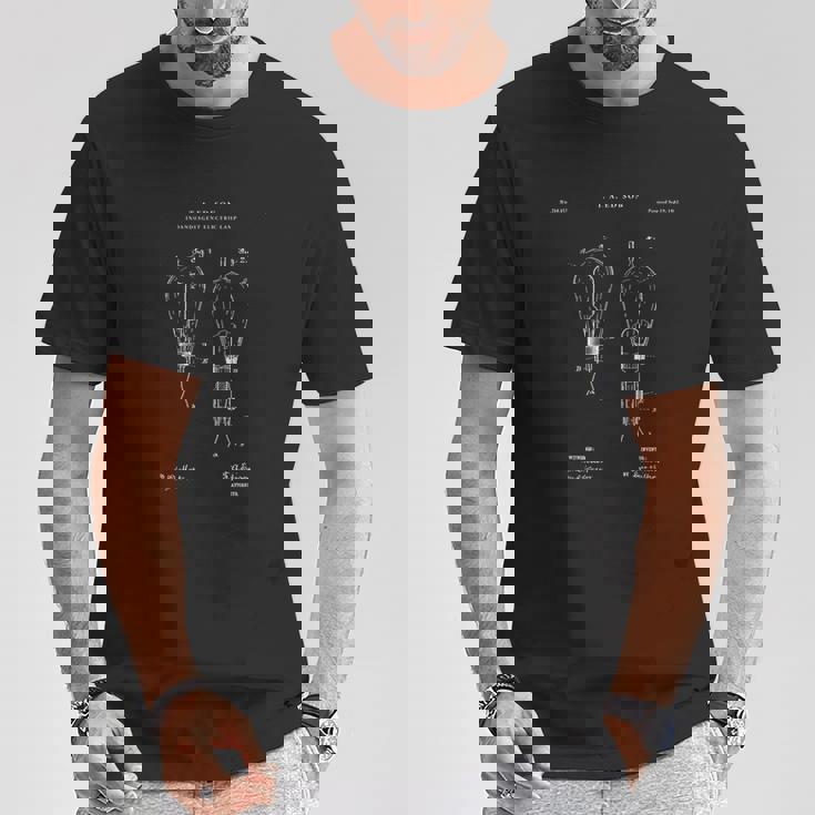 エジソン特許tシャツ-電気tシャツ Tシャツ 面白い贈り物