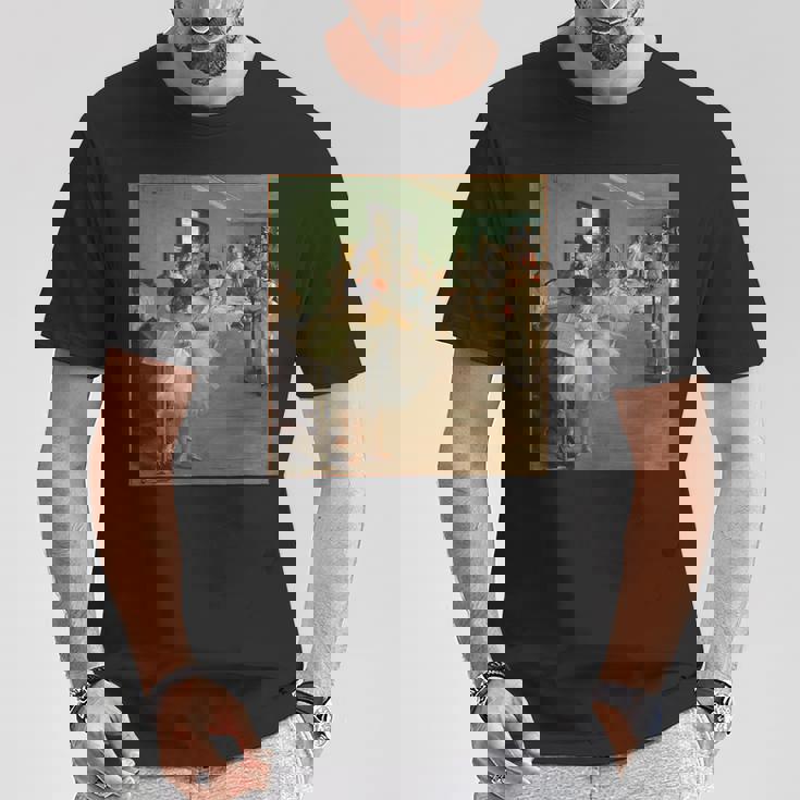 エドガー・ドガ ダンスクラス バレエ 印象派 アート Tシャツ 面白い贈り物