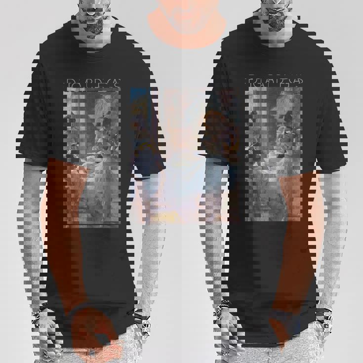 エドガー・ドガのアーティストとバレエフラットダンサー Tシャツ 面白い贈り物