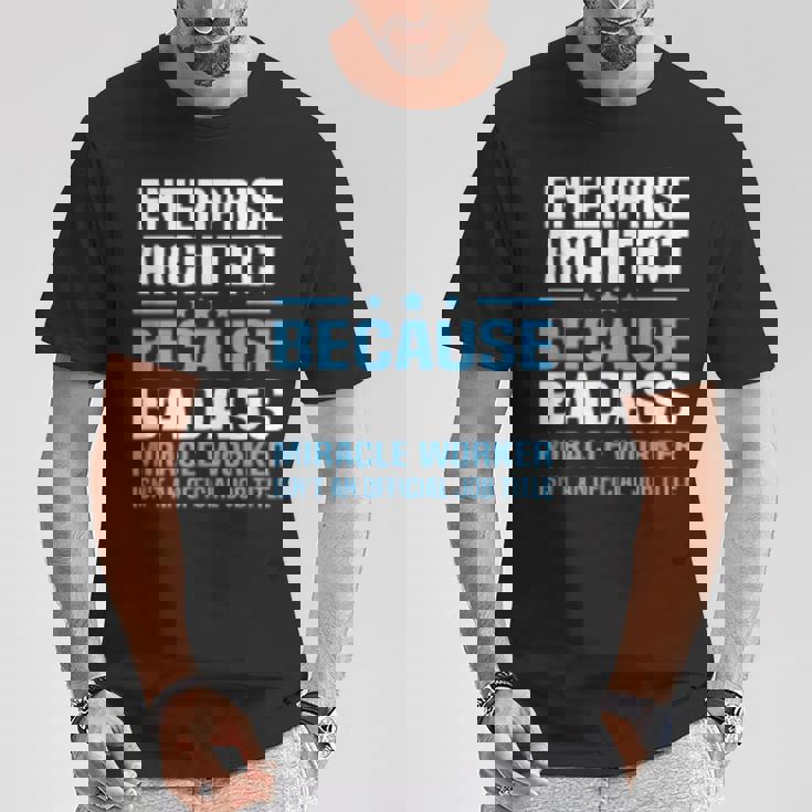 エンタープライズアーキテクトtシャツ Tシャツ 面白い贈り物