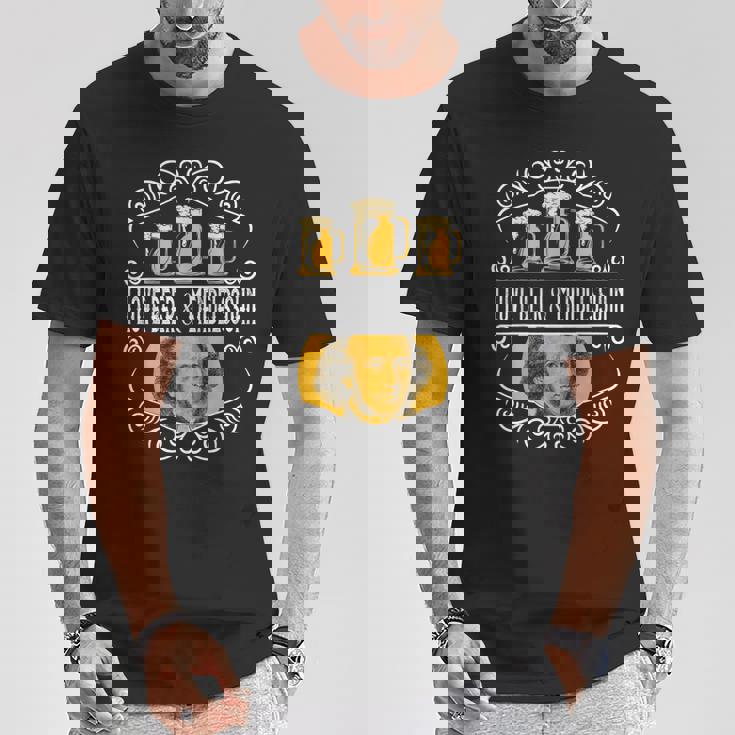 オクトーバーフェスト I Love Beer Bier & Classical Music Tシャツ 面白い贈り物