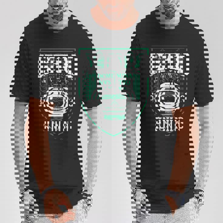 オックスフォード大学ランニング大学アカデミックスポーツpafi880。 Tシャツ 面白い贈り物