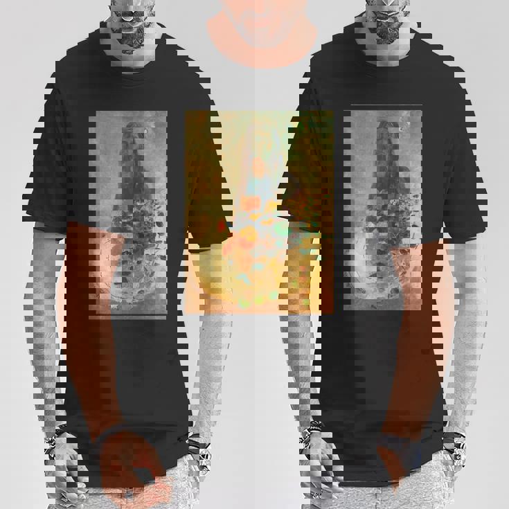 オディロン・ルドンによるミステリー Tシャツ 面白い贈り物