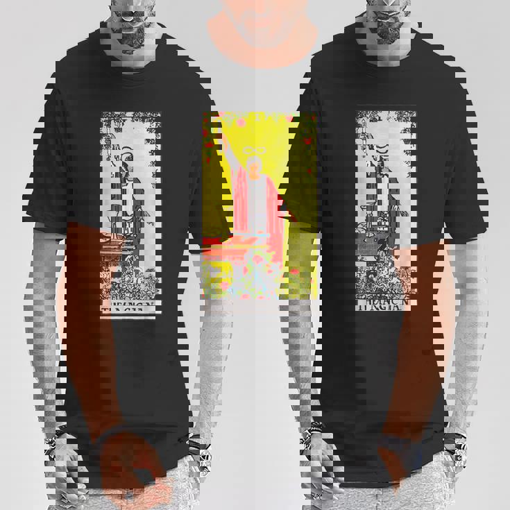 オリジナルrider Waite Deckからのマジシャンビンテージタロットカード Tシャツ 面白い贈り物