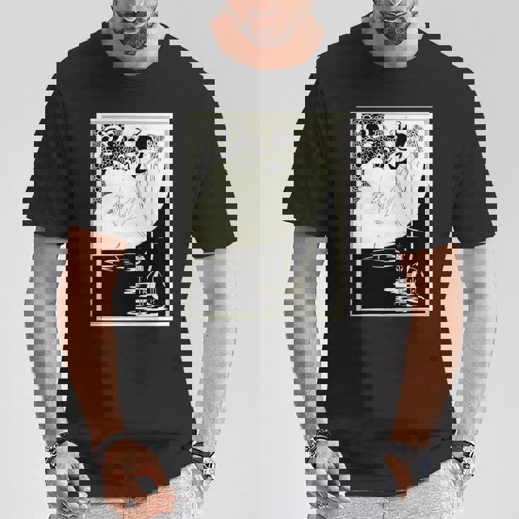 オーブリー・ビアズリーによるクライマックス1893 長袖tシャツ Tシャツ 面白い贈り物