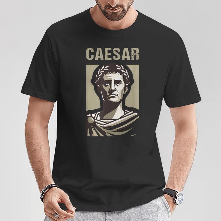 カエサル 古代ローマ ガイウス・ユリウス・カエサル ローマの歴史 Tシャツ 面白い贈り物