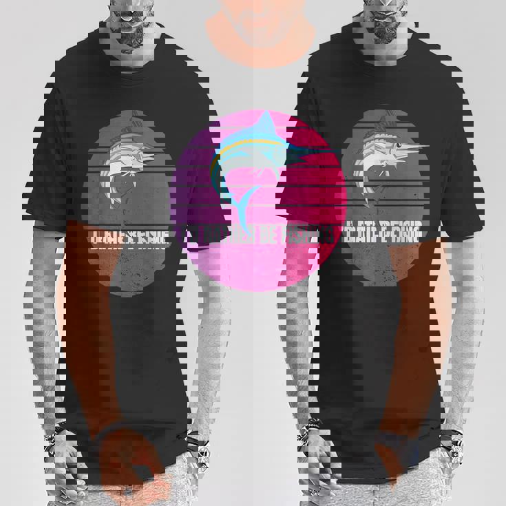 カジキ 水面から カジキバショウ バショウカジキ 深海釣り Tシャツ 面白い贈り物