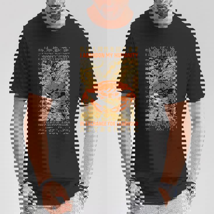 カニと引き換えに人間性を捨てる Tシャツ 面白い贈り物