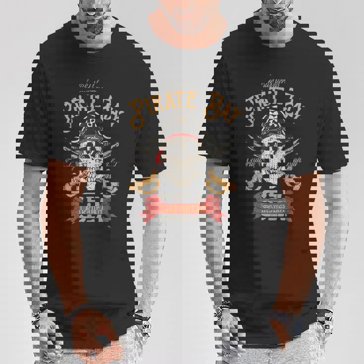 カリブ海 クロスボーン 海賊 Tシャツ 面白い贈り物