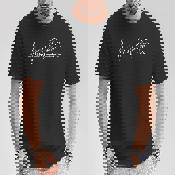 カンガルー 鼓動 オーストラリア 私はカンガルーが大好きです Tシャツ 面白い贈り物