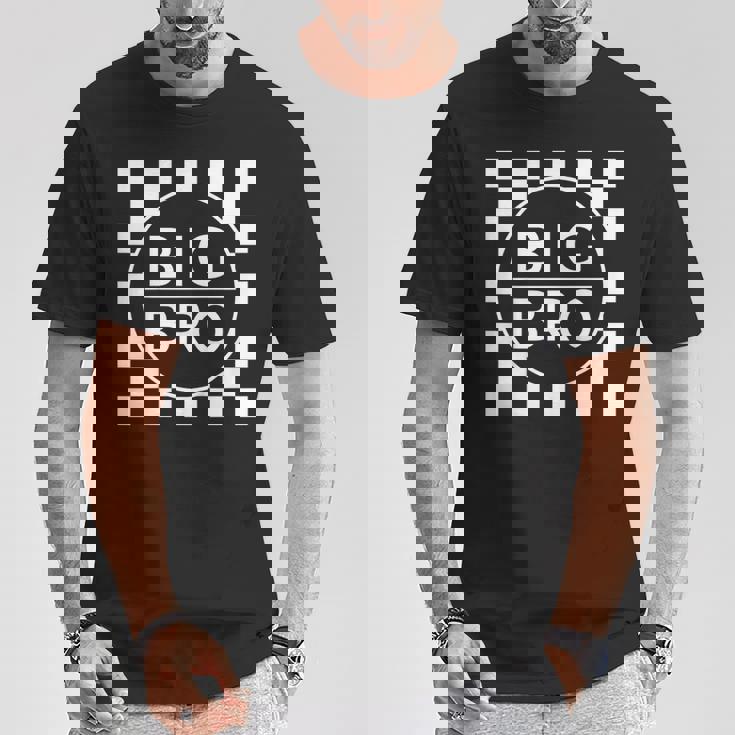 キッズ Big Brother シャツ 男の子 幼児 Big Bro アナウンスメント チェック Tシャツ 面白い贈り物