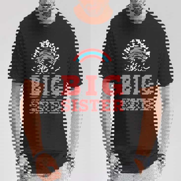 キッズ 幼児用シャツ Im Gonna Be A Bigister Tシャツ 面白い贈り物