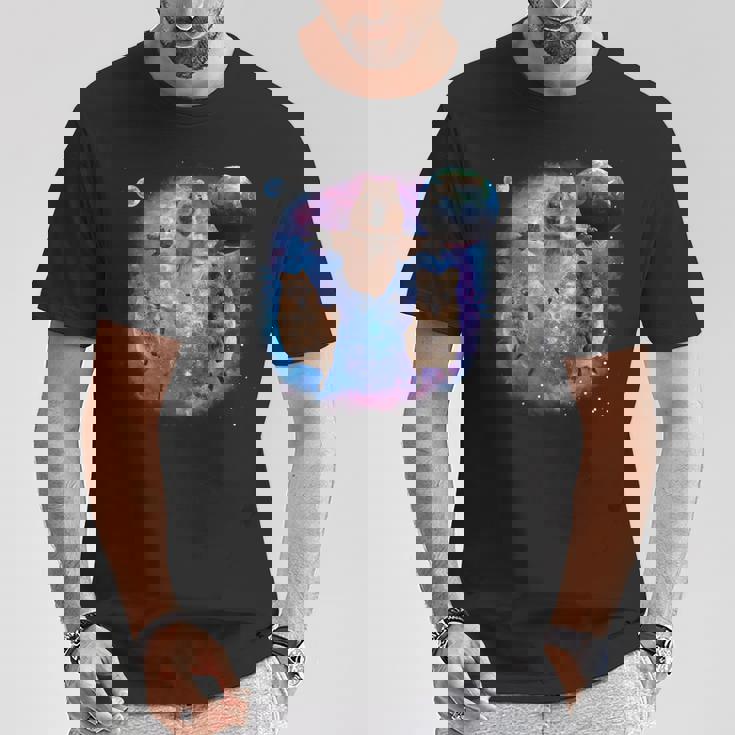 クオッカ、宇宙のクオッカ、オーストラリアの動物クオッカ Tシャツ 面白い贈り物