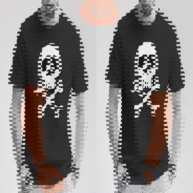 クラシック 宇宙 海賊 パンク スカル キャプテン ハロウィン 長袖tシャツ Tシャツ 面白い贈り物
