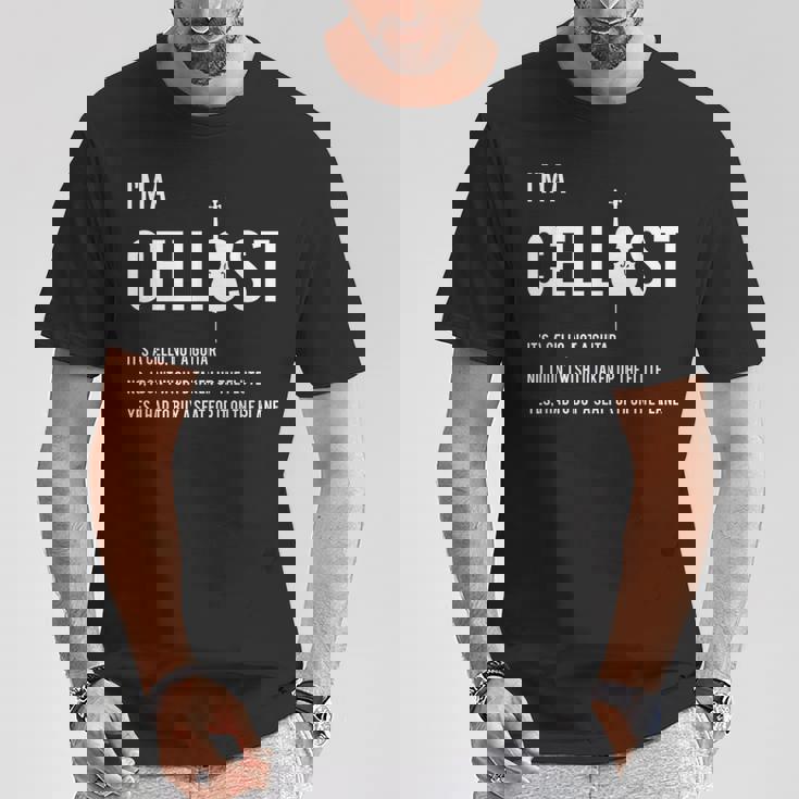 クラシック音楽 音楽好き チェロ好き おもしろ チェリスト チェロ奏者 チェロ ジョーク Tシャツ 面白い贈り物