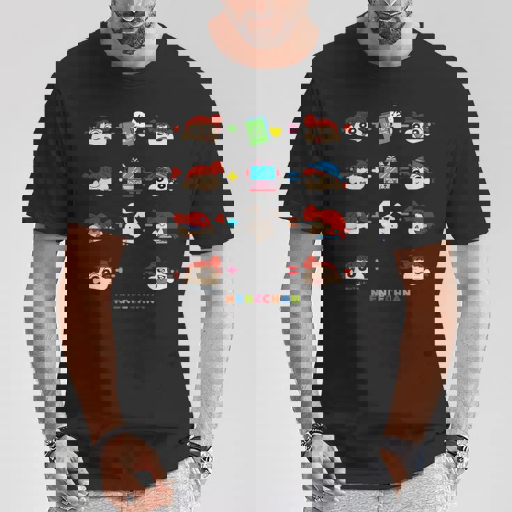 クレヨンしんちゃん 〇＋〇＝？ ネネちゃんver 長袖tシャツ Tシャツ 面白い贈り物