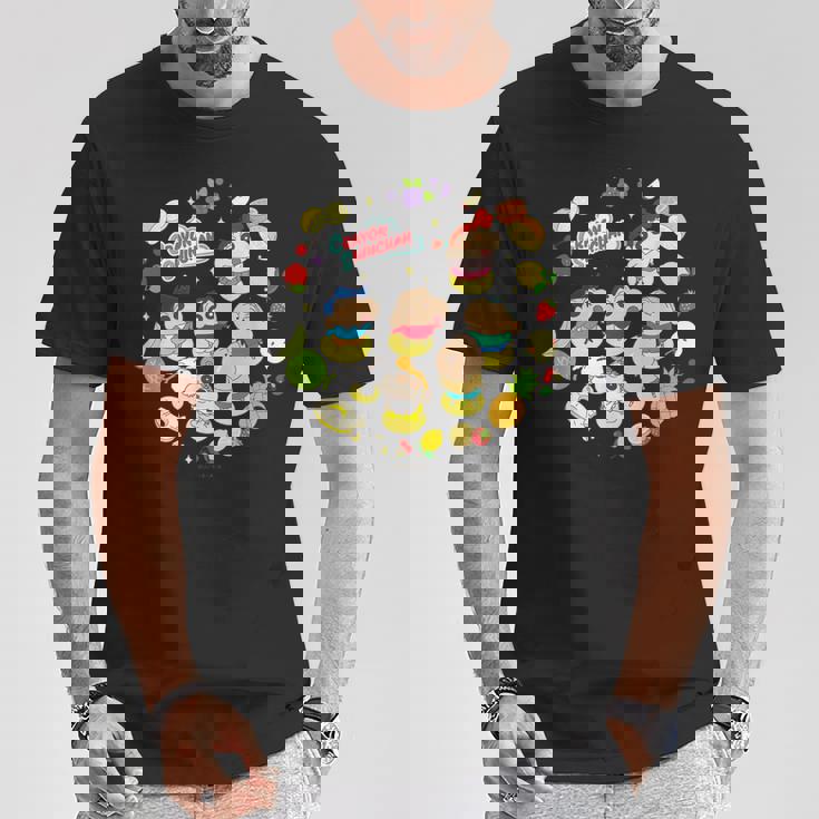 クレヨンしんちゃん フルーツいっぱい！デザートタイム Tシャツ 面白い贈り物