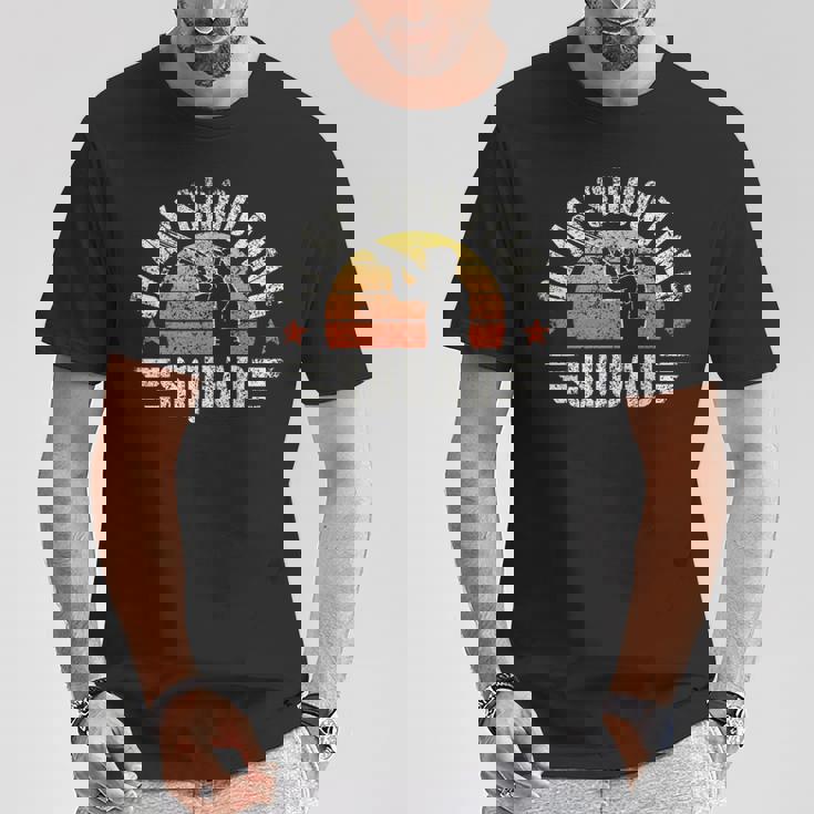 クレー射撃チーム トラップ ピジョン ショットガン からのプル クレー射撃 Tシャツ 面白い贈り物