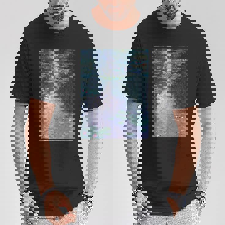 クロード・モネの睡蓮 Tシャツ 面白い贈り物