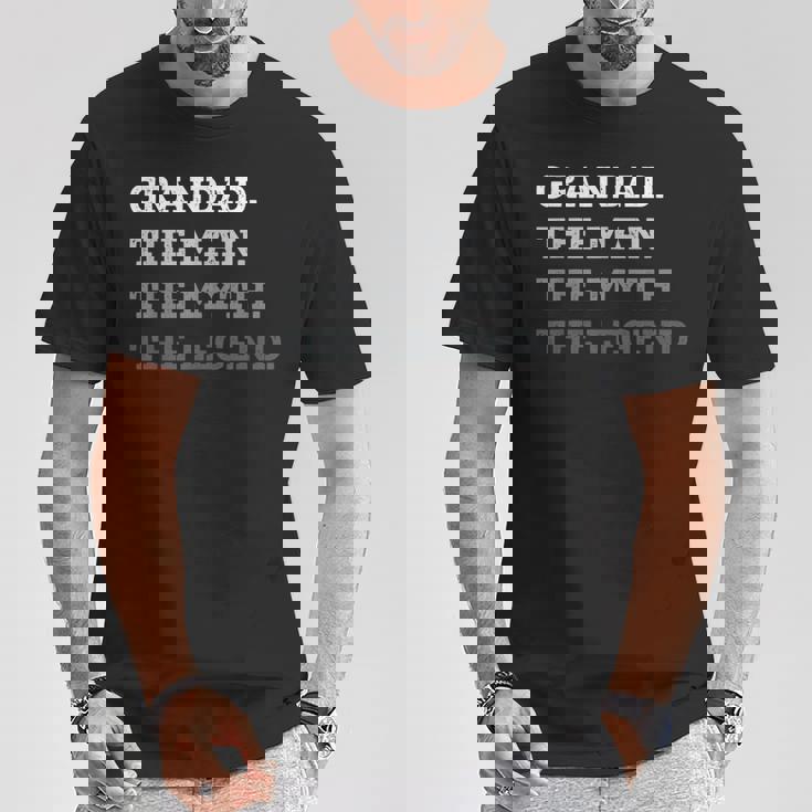 クールおじいちゃん The Man The Myths The Legend The Legend おじいちゃん Tシャツ 面白い贈り物