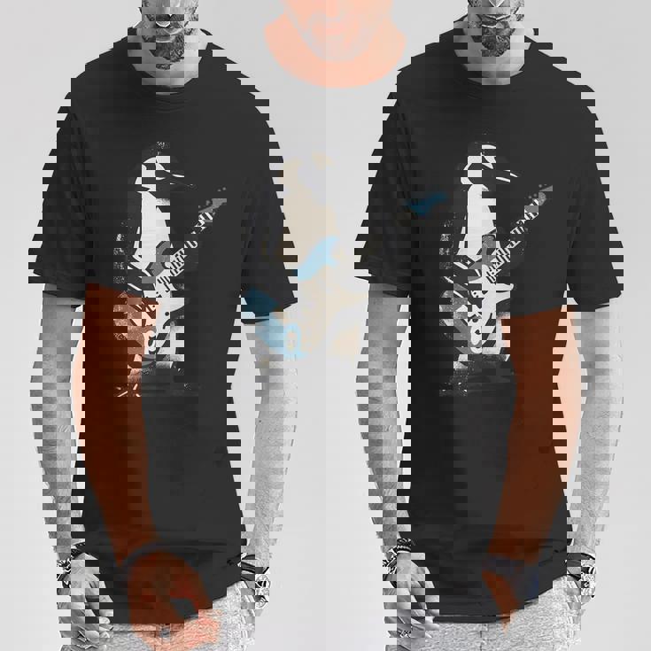 クールなペンギン ギターを弾く 音楽愛好家 ペンギン ギター 面白い Tシャツ 面白い贈り物