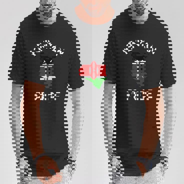 ケニア国旗プライド Tシャツ 面白い贈り物