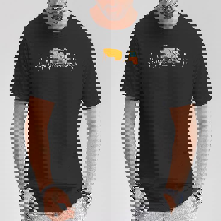 コンクリートミキサー 工事現場 Ecgコンクリートミキサー Tシャツ 面白い贈り物