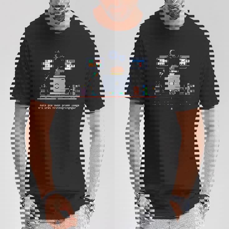 コンピュータサイエンスrプログラマーは海賊 Tシャツ 面白い贈り物