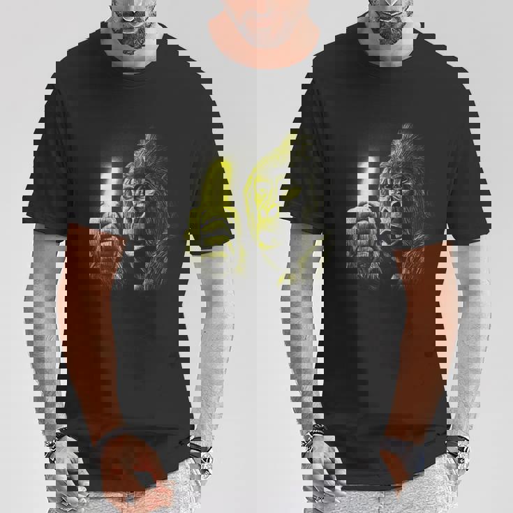 ゴリラとバナナ Tシャツ 面白い贈り物