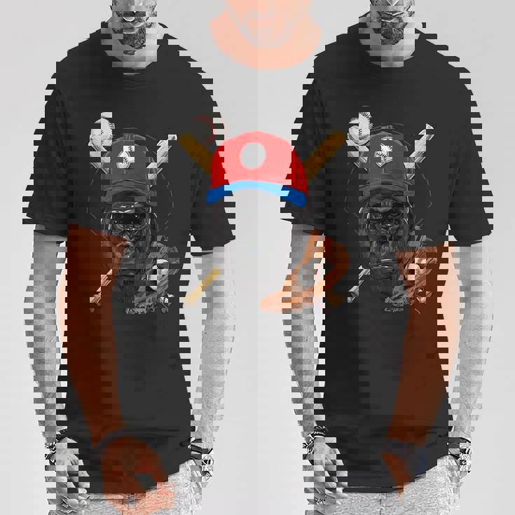 ゴリラ野球 ゴリララバーズ 野球選手 Tシャツ 面白い贈り物