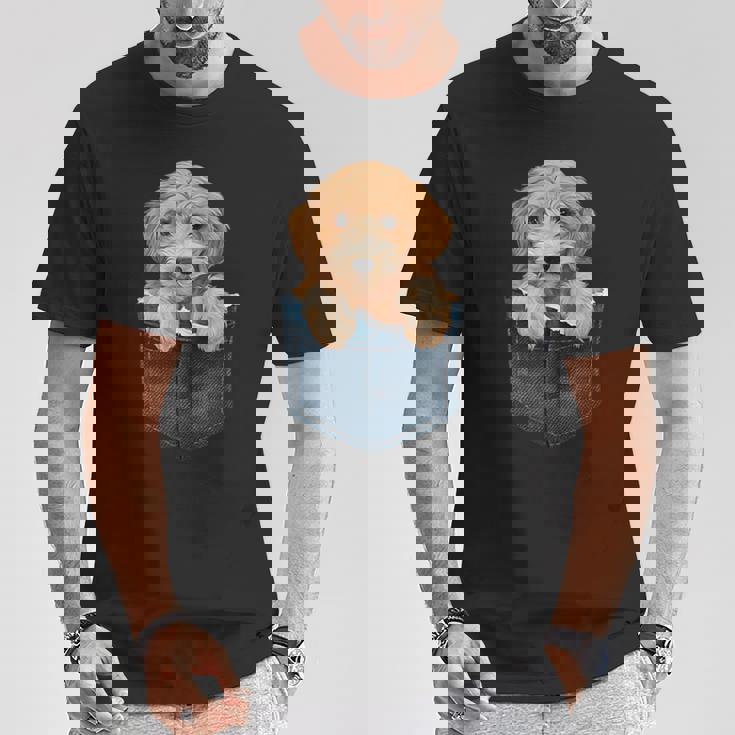 ゴールデンドゥードル 子犬 バッグ かわいい 犬 Tシャツ 面白い贈り物