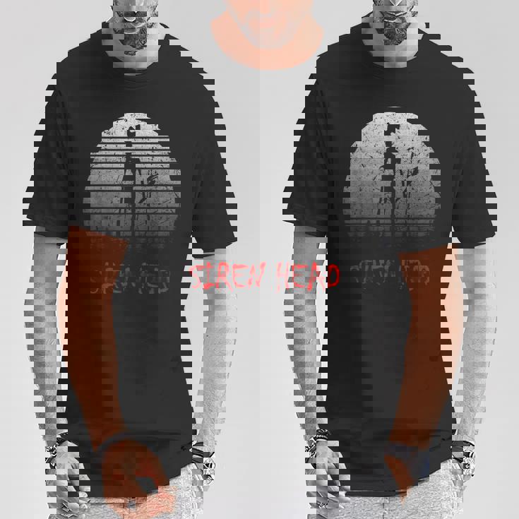 サイレンヘッドクリプティッドフォークロア Tシャツ 面白い贈り物