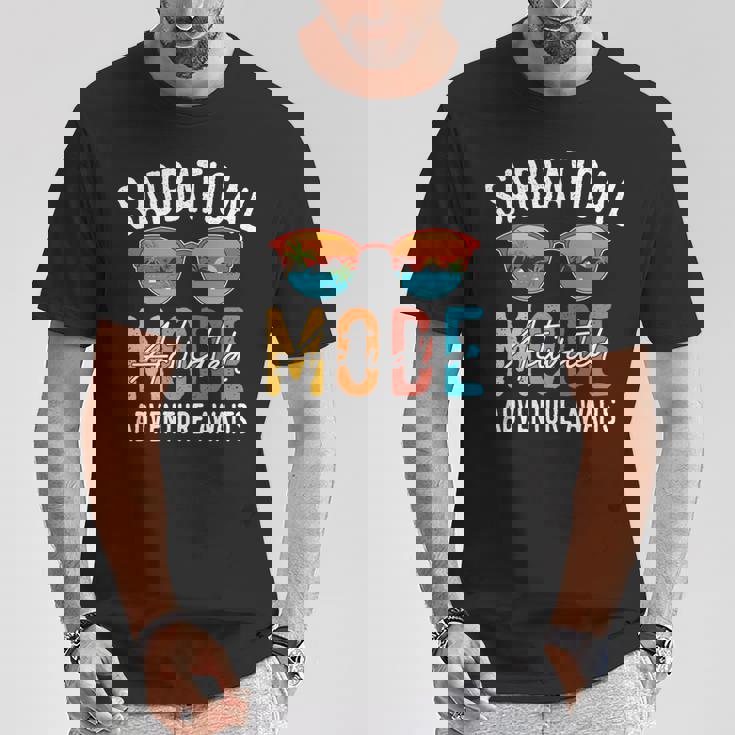 サバティカルモード 有効 ギャップ 年間 休暇 サバティカル 長袖tシャツ Tシャツ 面白い贈り物