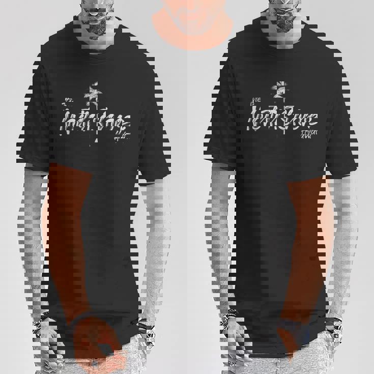 ザノースショアハワイパームツリー Tシャツ 面白い贈り物