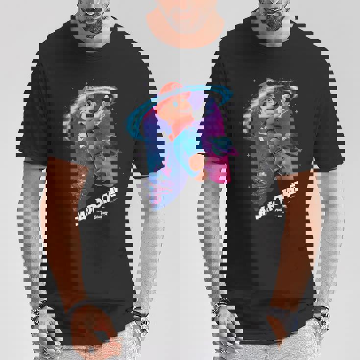 ザ・スーパーマリオギャラクシー・ムービー Mario Time 長袖tシャツ Tシャツ 面白い贈り物