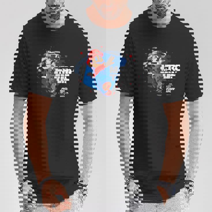 ザ・スーパーマリオギャラクシー・ムービー Timepin Tシャツ 面白い贈り物