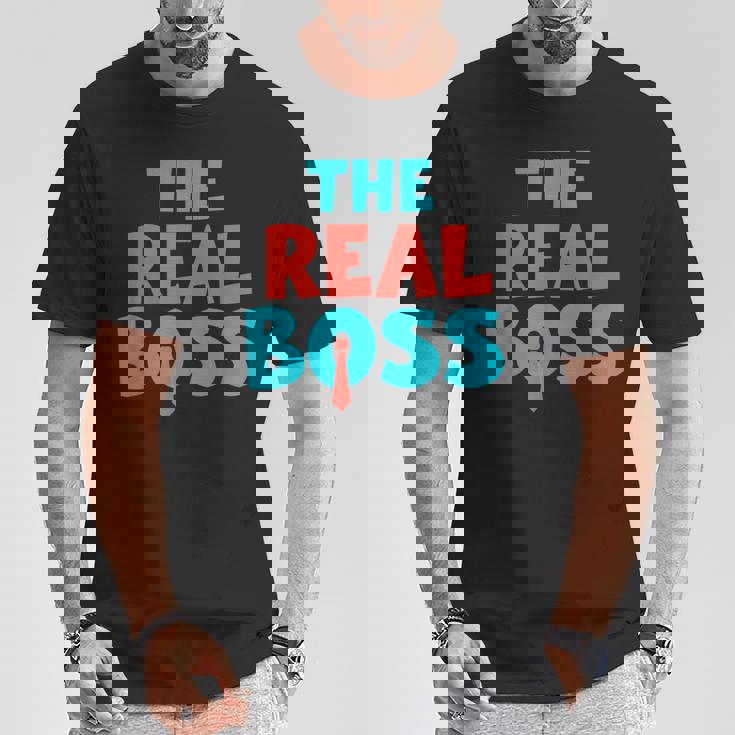 ザ・リアル・ボス Tシャツ 面白い贈り物